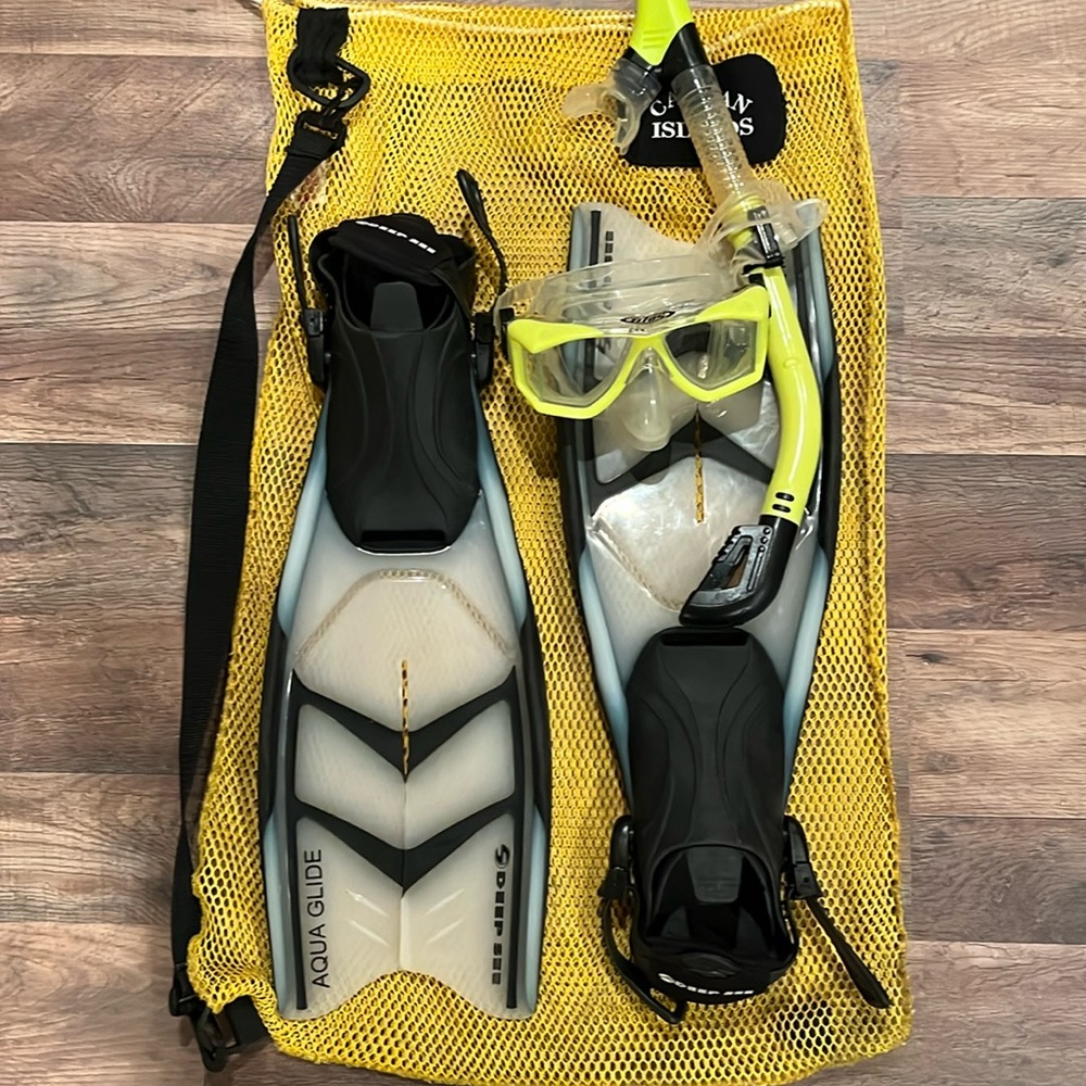 Deep Sea Aqua Glide Family Snorkel Set (4 separate posts due to weight)